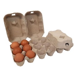 Egg Boxes For Half Dozen x 3 Pack